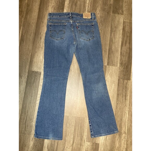Vtg Y2K Levi's 518 Jeans 9M JR Superlow Stretch Boot Cut Women's Denim 31x30.5 - Picture 2 of 12